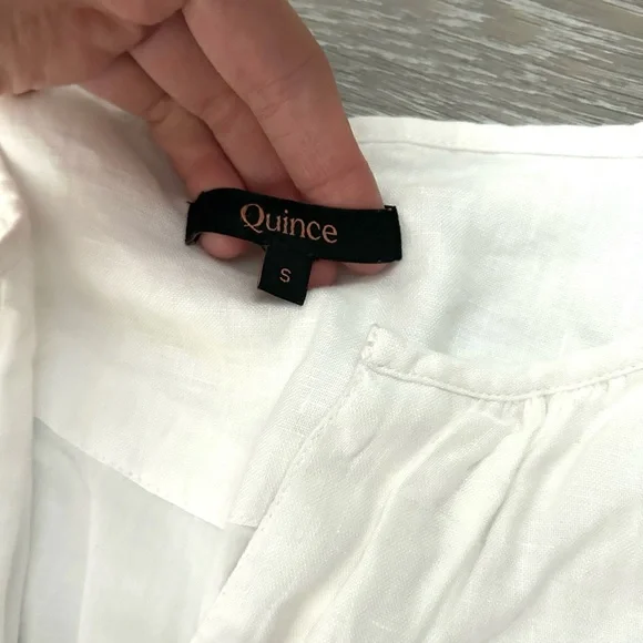 Quince Women White Casual Dress Size S - Picture 4 of 4